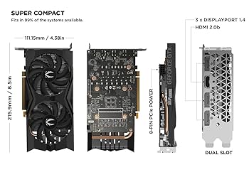 Amazon.com: ZOTAC GeForce GTX 1660 6GB GDDR5 192-bit Gaming
